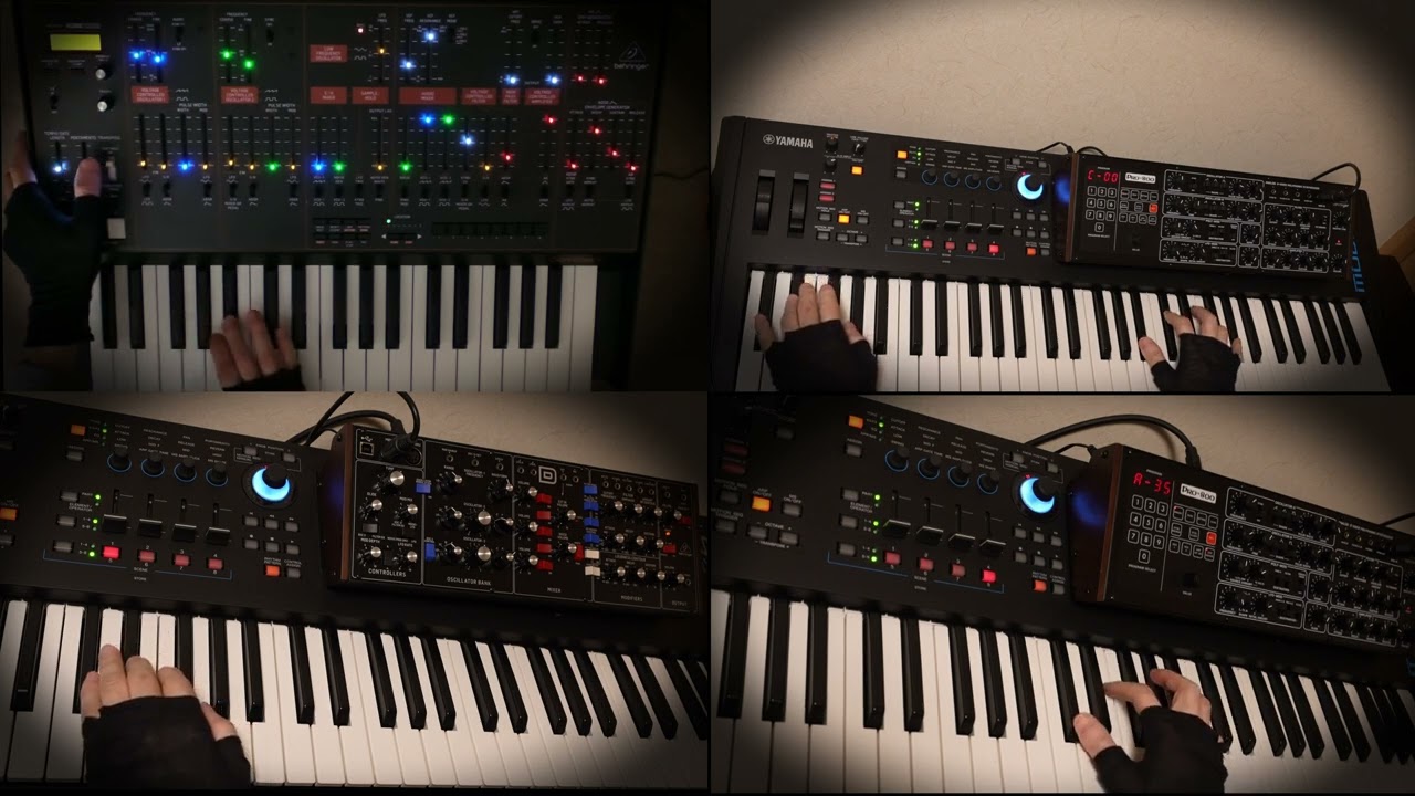 Behringer Analog Synthesizer Ensemble（ODYSSEY, PRO-800, MODEL D）