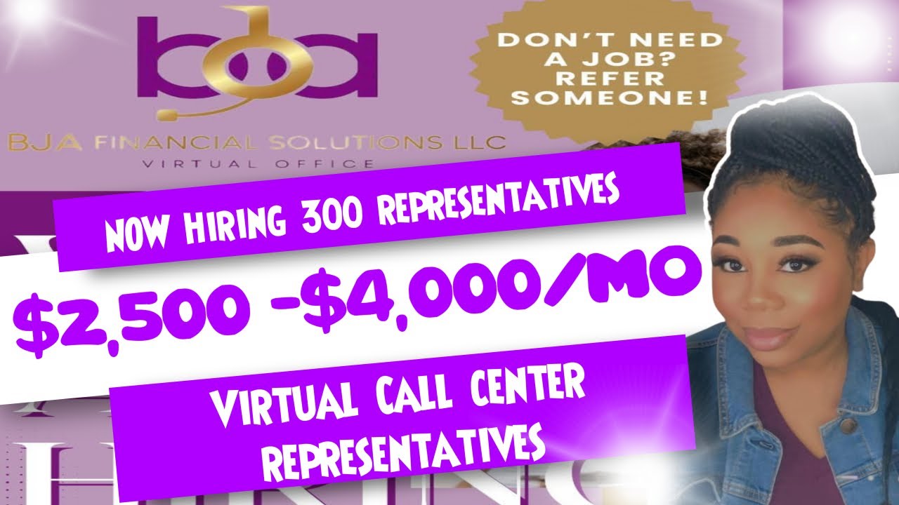 Make $2500-$4000 a Month -Virtual Call Center - Work From Home 2023