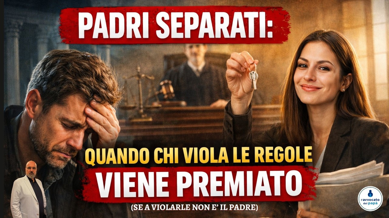 Padri separati: quando chi viola le regole viene premiato ( se non è il padre a violarle!)