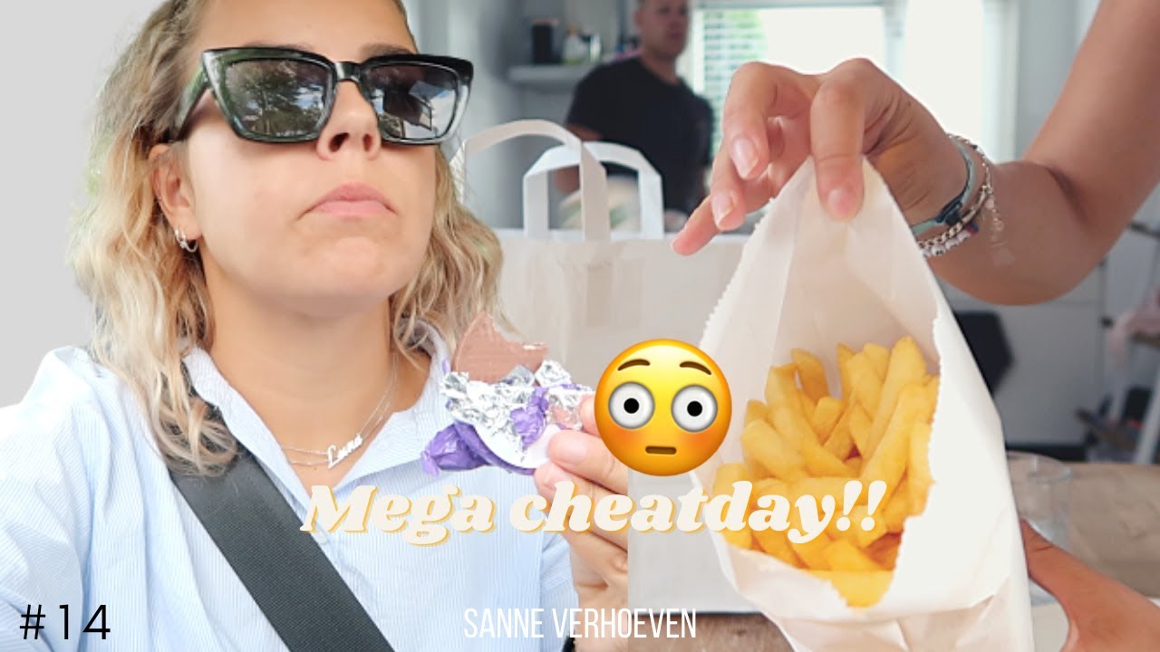 Mega dikke CHEATDAY 🍟 🍫  mezelf herpakken?! ❋ Daily mom vlog #14 - Sanne Verhoeven