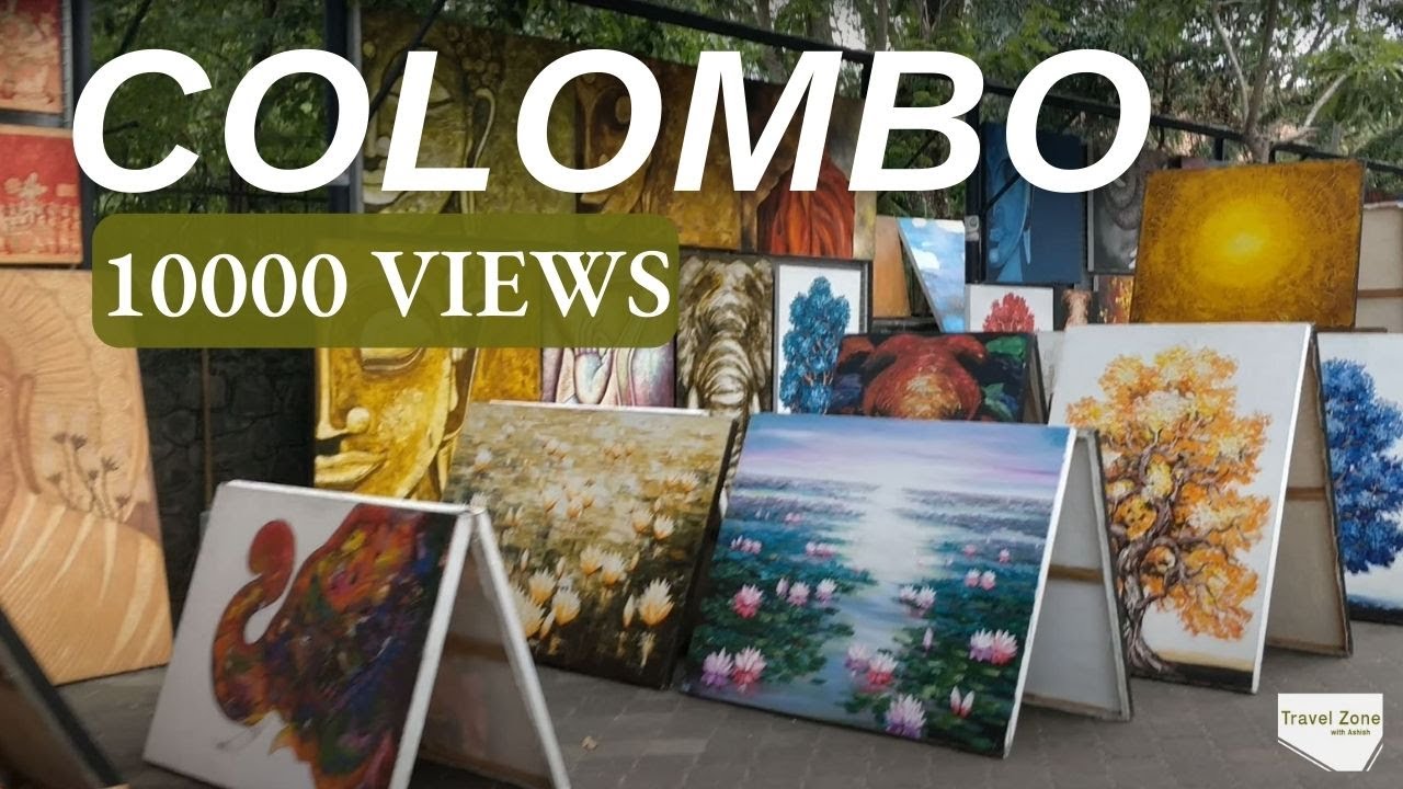 Nelum Pokuna Art Street in Colombo Sri Lanka 2018
