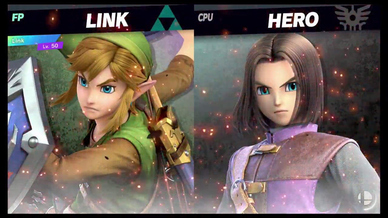 Super Smash Bros Ultimate Amiibo Fights   Request #8949 Link vs Hero