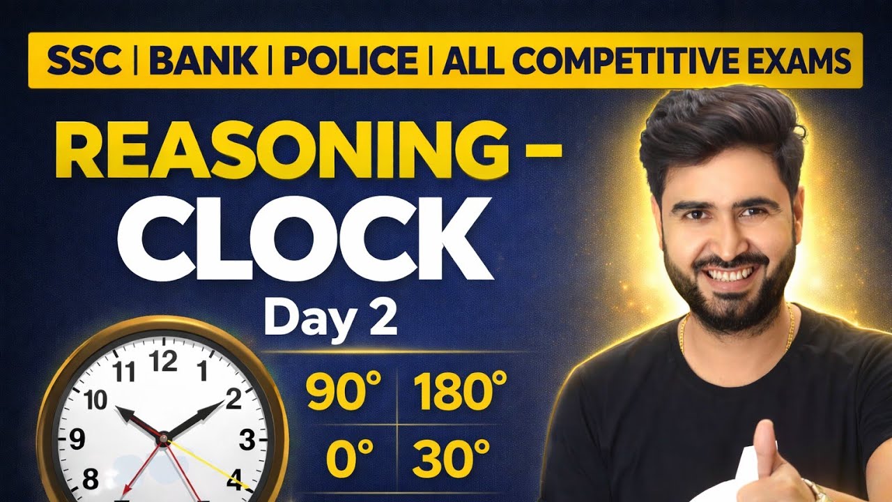 Reasoning Clock Day-2 by Asheesh Sir 