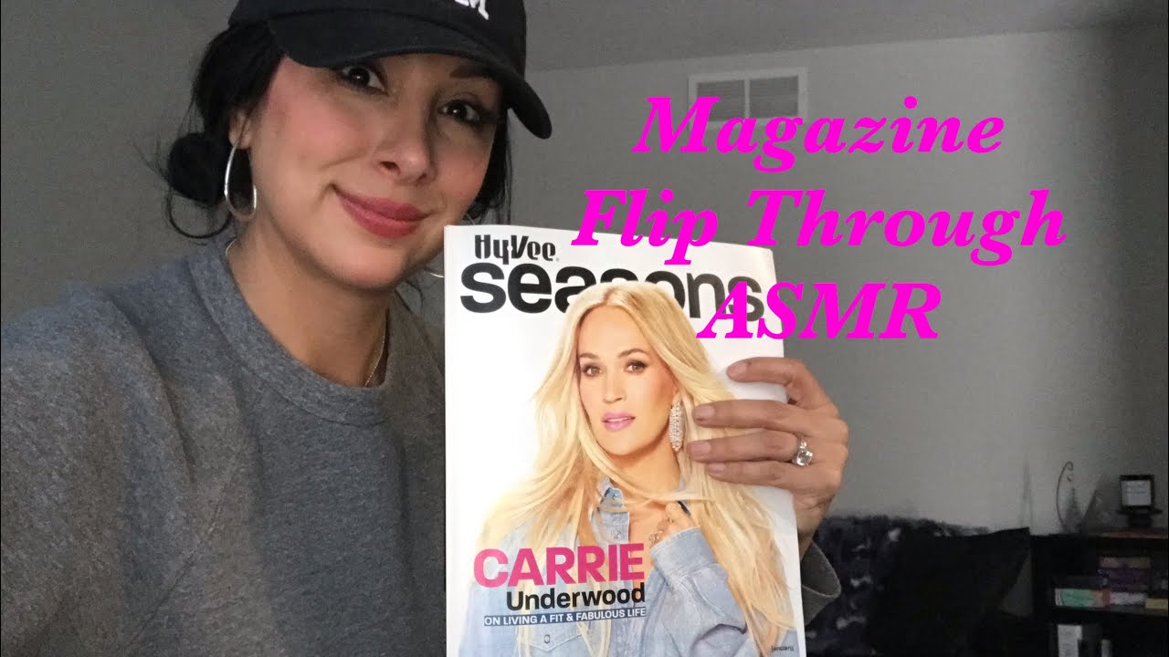 Soft Spoken ASMR/ Magazine Flip Through