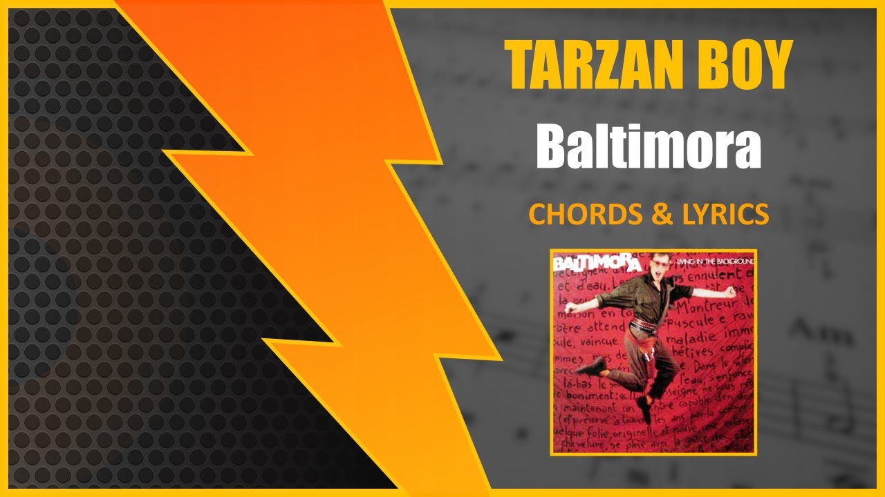 TARZAN BOY - Baltimora [CIFRA + LETRA]
