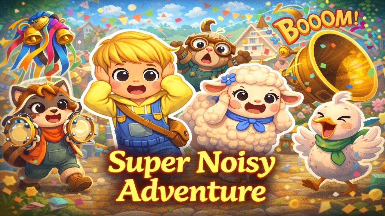 Finn and the Super Noisy Adventure | Finn & Dolly 3D Animated Story | Fun Kids Parade Adventure