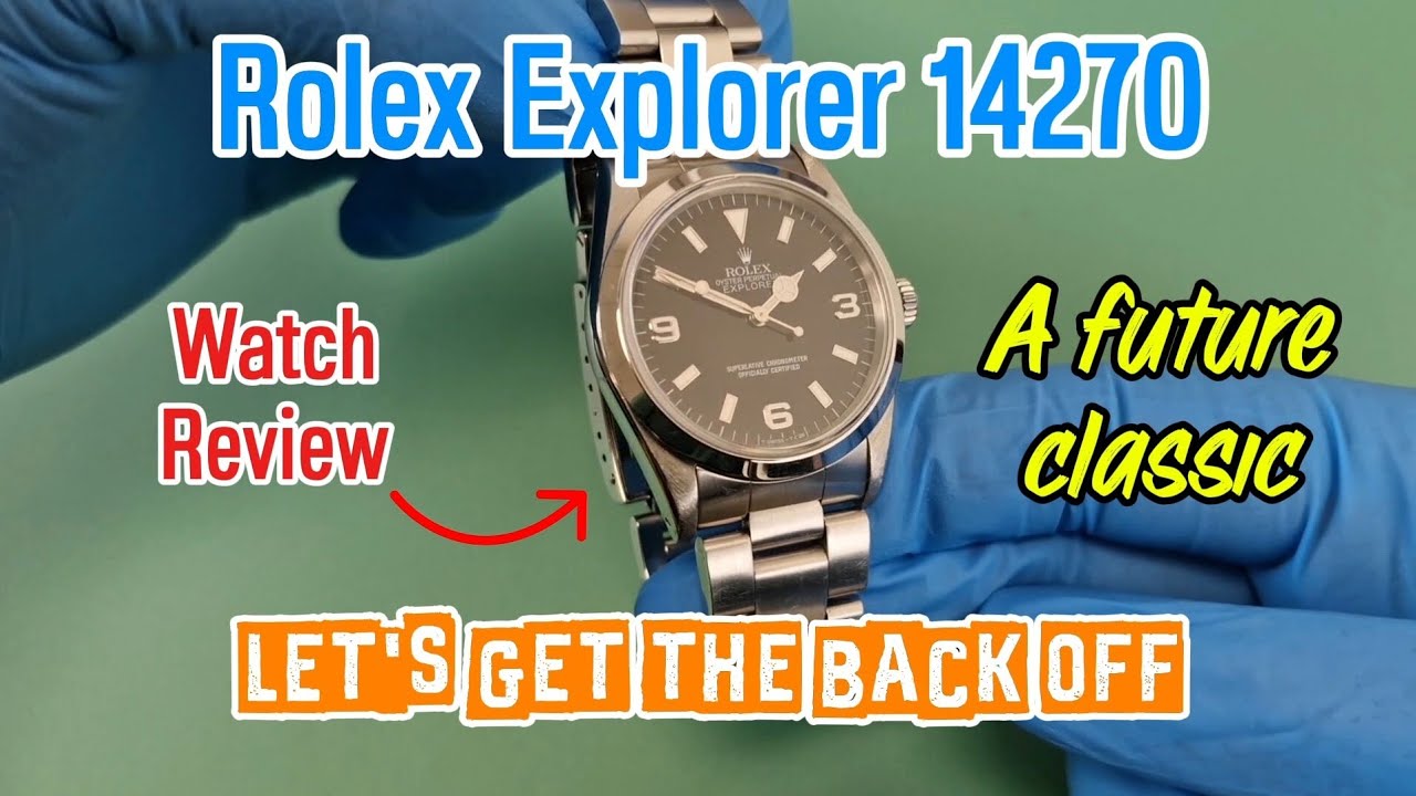 Rolex Explorer 14270 - Collectors watch review of this Rolex. See INSIDE the movement. #rolexwatch
