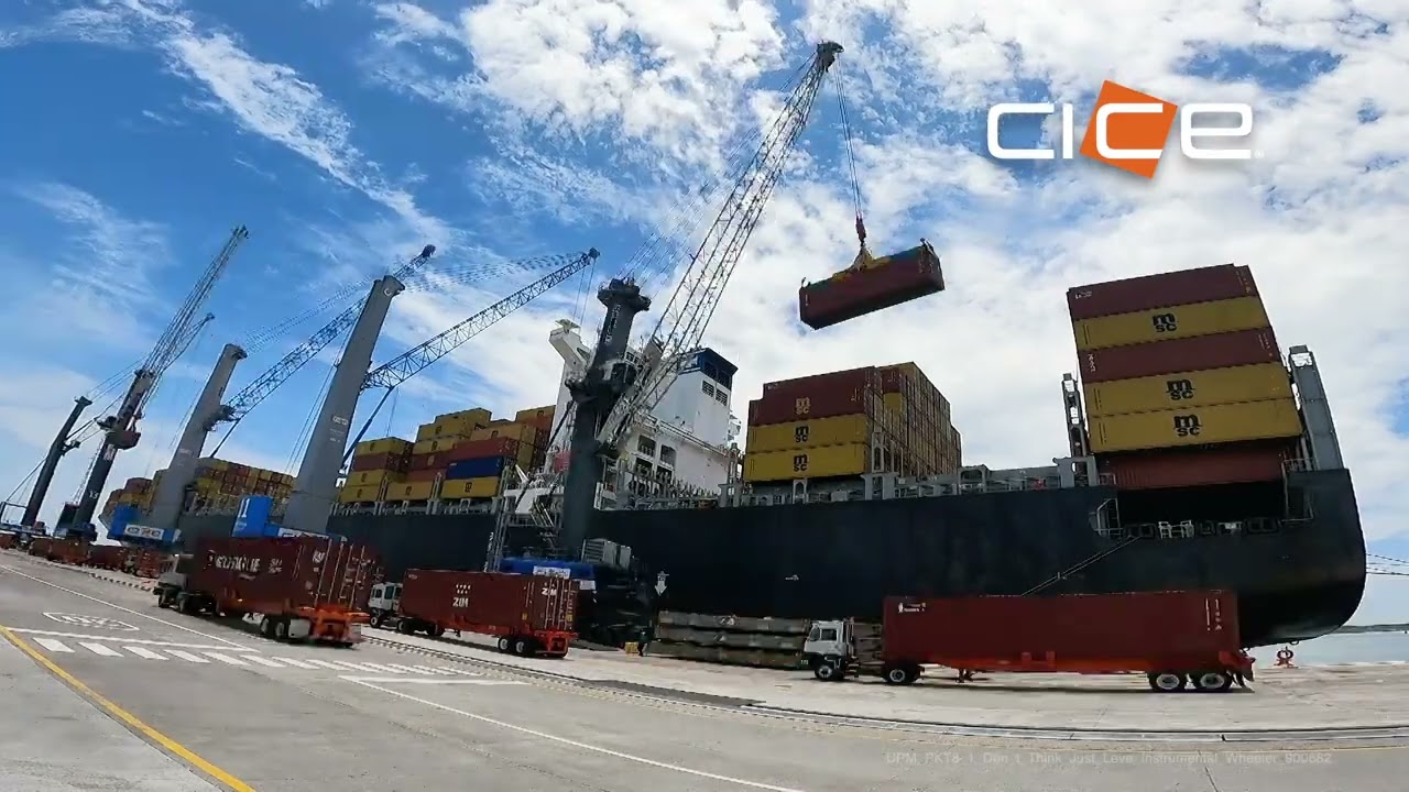 Grupo CICE eleva la operación en el muelle con la incorporación de grúas polivalentes sobre rieles