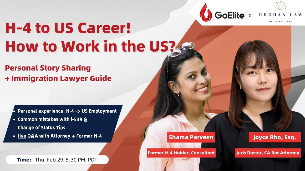 H-4 to US Career! How to Work in the US?