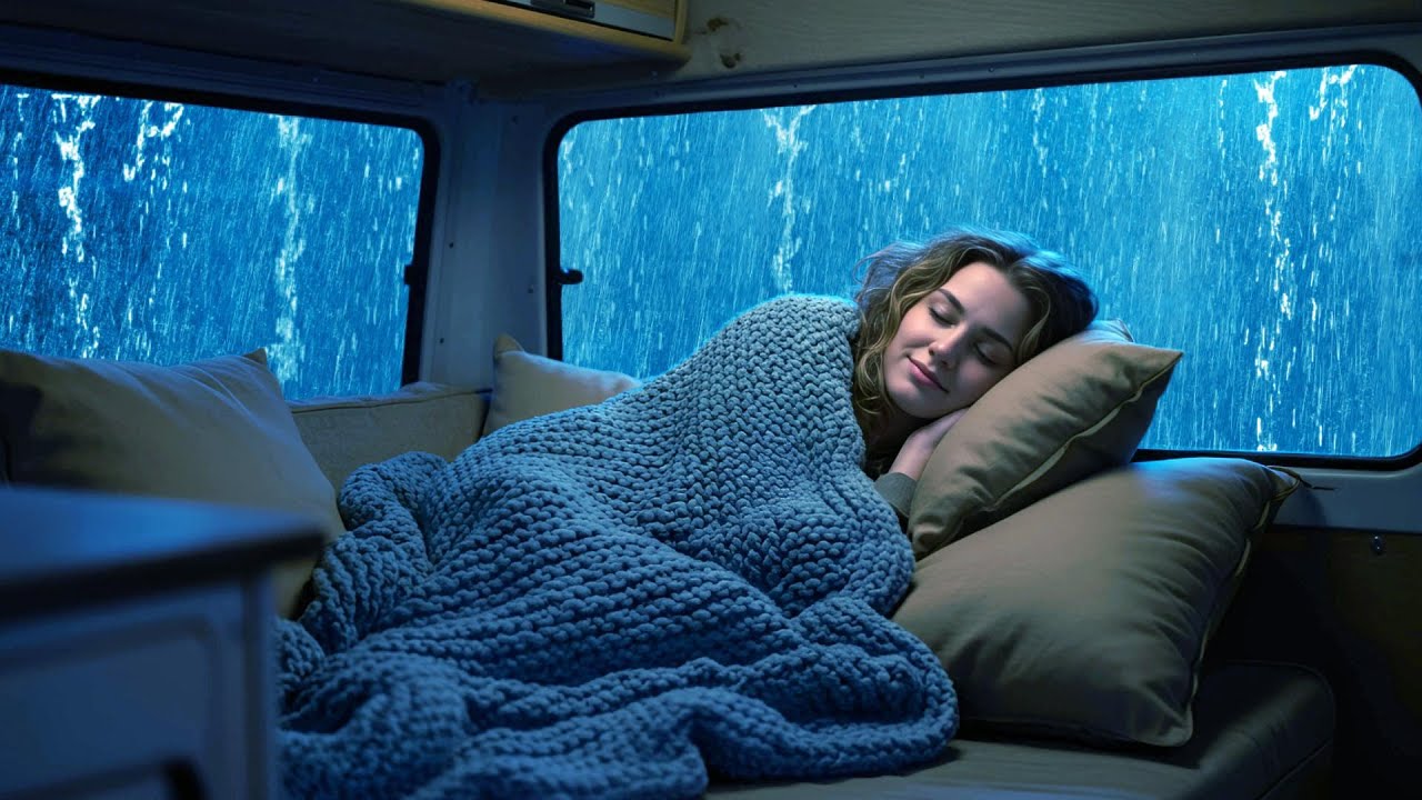 Car Rain Sounds for Sleep 🚗 Fall Asleep Fast with Gentle ASMR Rain
