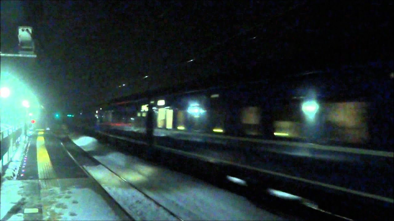寝台特急日本海　南今庄駅通過