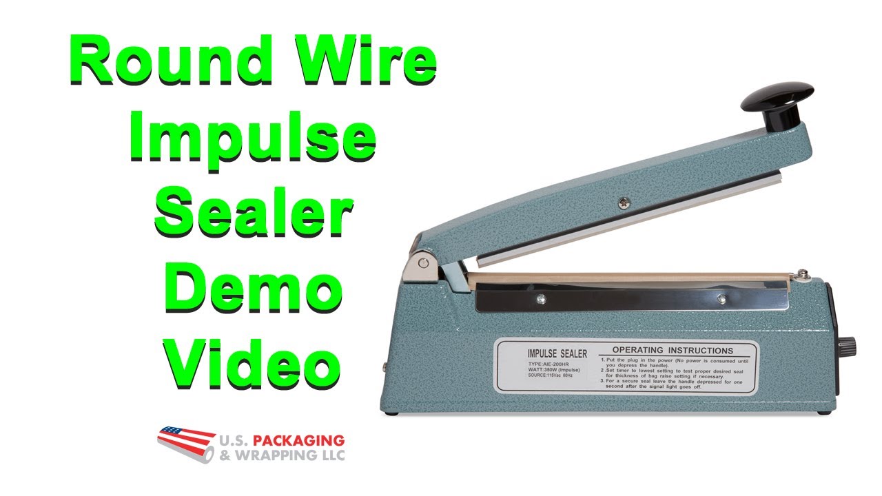 Round Wire Impulse Sealer Demo Video