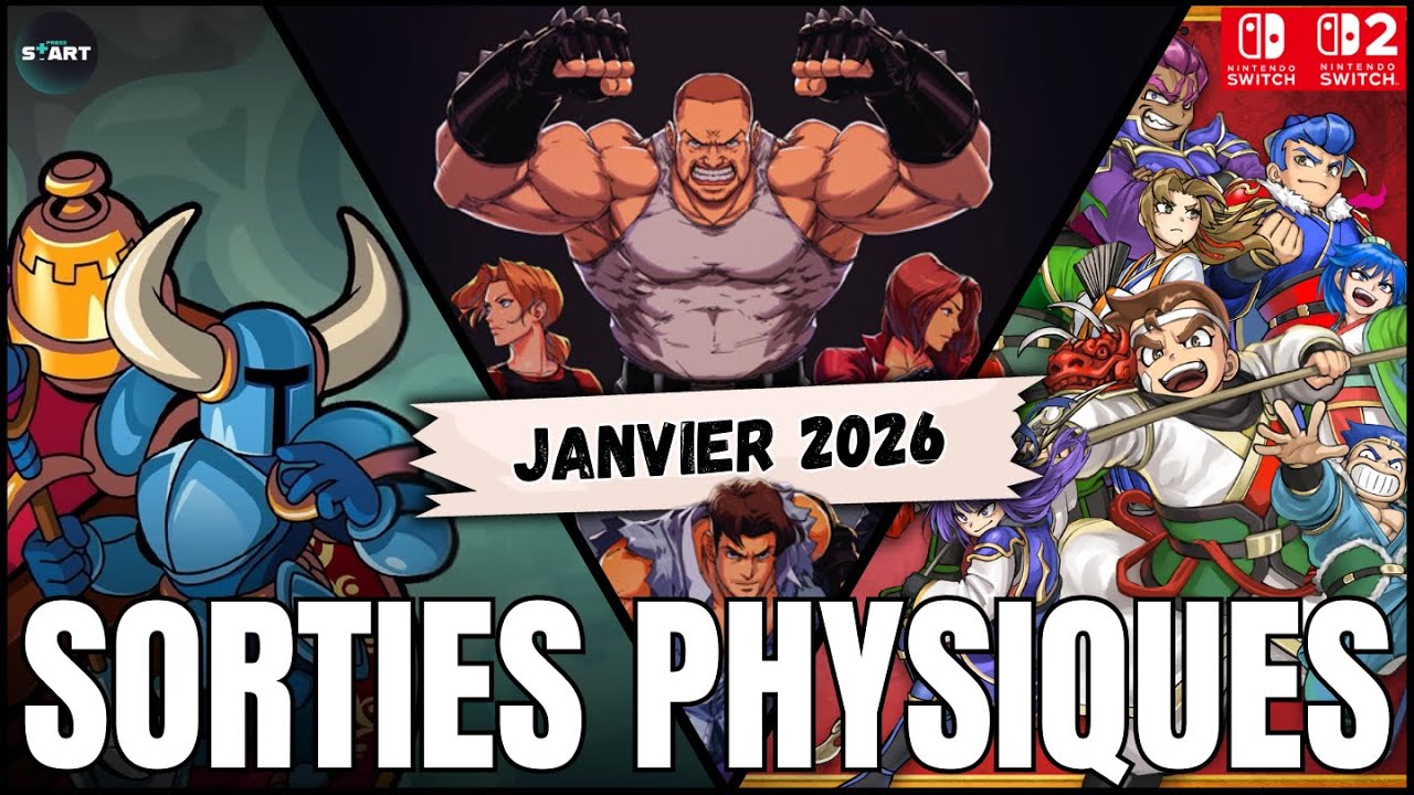 📆 Sorties physiques sur Nintendo Switch 1 & 2 - Janvier 2026 (Europe, limit&eacute;s, LRG, imports) 📆