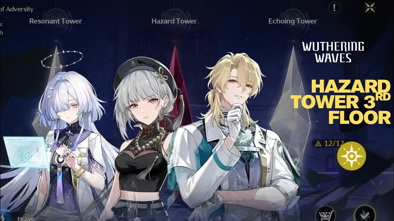 Wuthering Waves Tower of Adversity - Hazard Tower 3rd Floor Run [LUUK] (March 2nd Update)