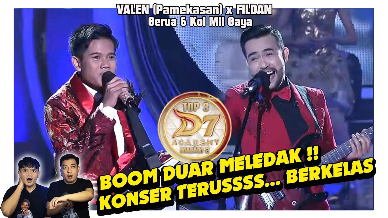 Meledak mengguncang panggung Valen (Pamekasan) x Fildan, Gerua & Koi Mil Gaya. Konser ini mah.