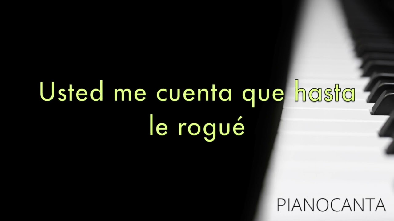 Pianocanta - José José - Amnesia en tono BAJO (Karaoke con piano)