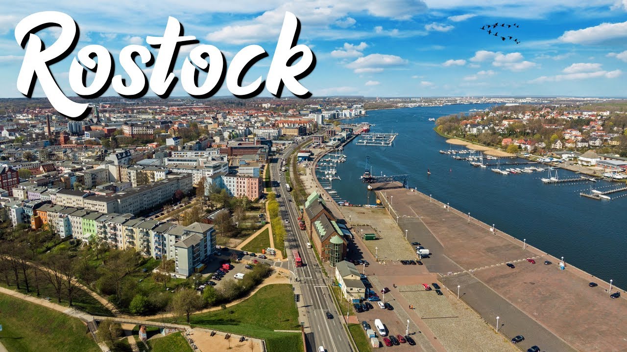 Rostock von oben - DJI Mavic 2 Cinematic Footage + Warnemünde