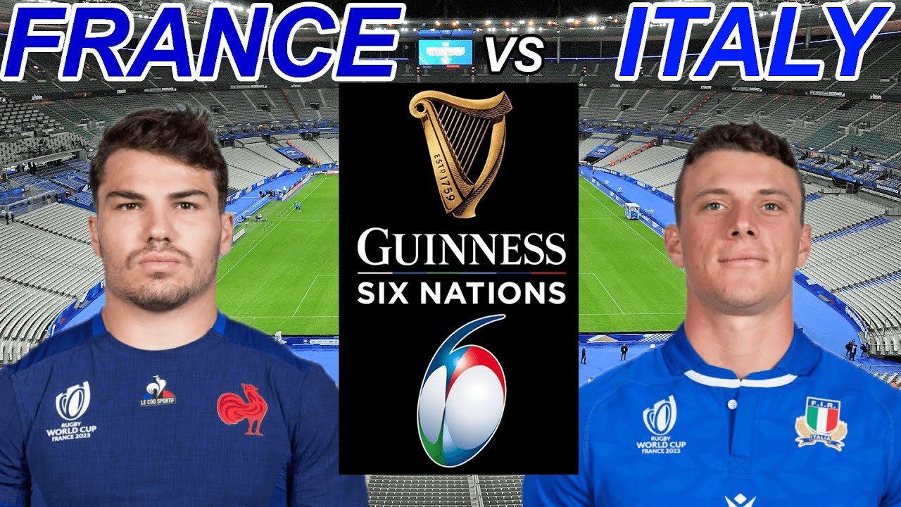 FRANCE vs ITALY Six Nations 2026 Live Commentary