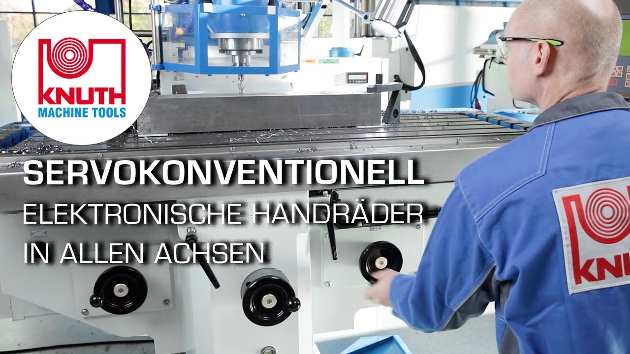 KNUTH Servomill® UWF 1200 - Fräskopf in HURON-Bauweise und großer Arbeitsbereich