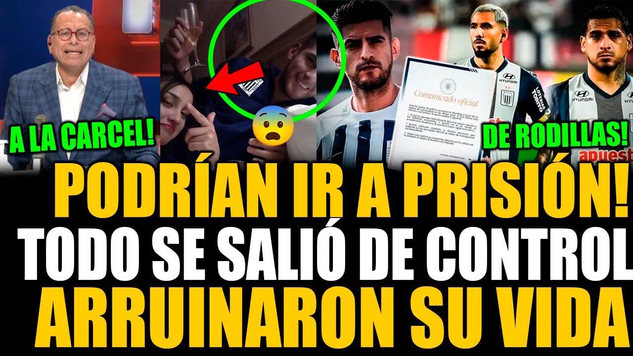 URGENTE! Butters revela que jugadores de Alianza Lima podrían ir a prisión tras denuncia