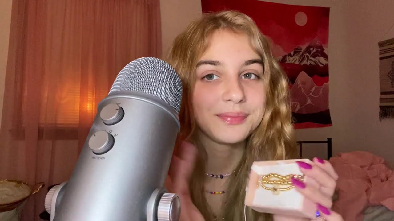 ASMR tapping on christmas gifts | rambling and tapping
