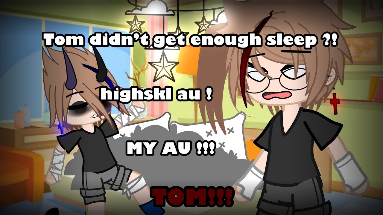 Tom didn’t get enough sleep ?! // TordTom ❤️💙 // fluff? // ¡MY AU! // HIGHSCHOOL AU !! // check desc