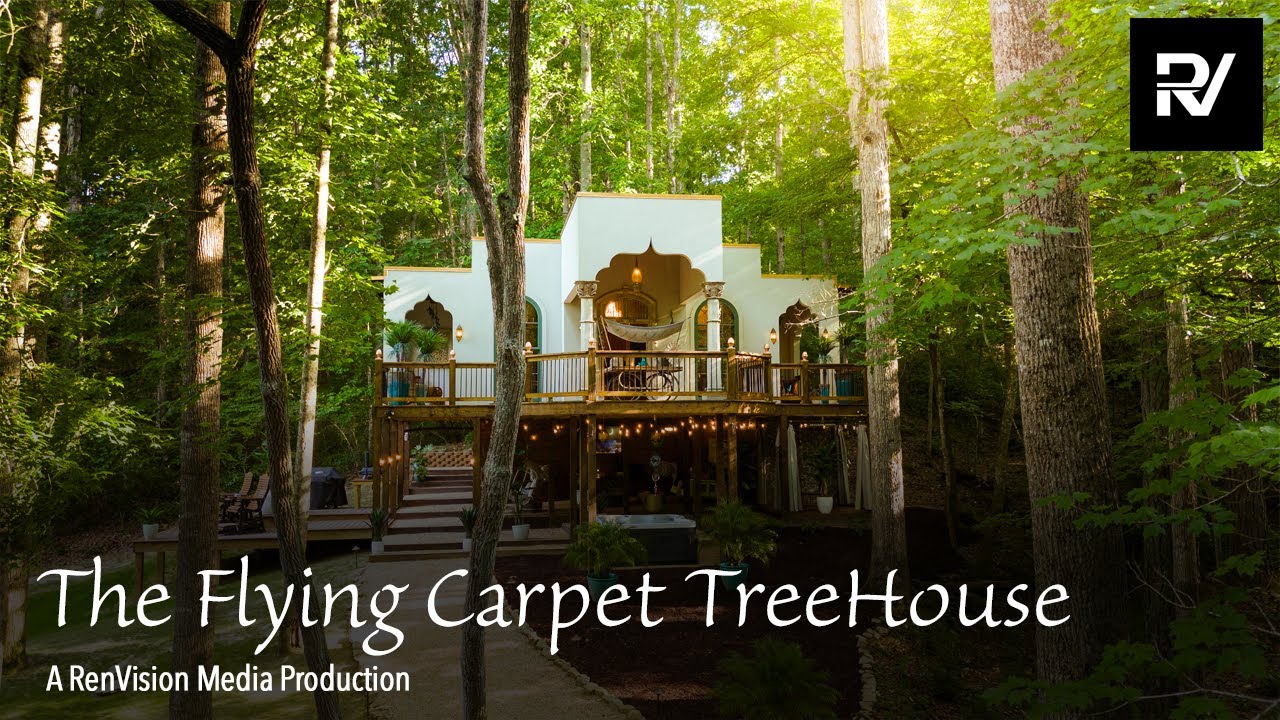 The Flying Carpet Treehouse Airbnb | Cullman Alabama | A RenVision Media Production