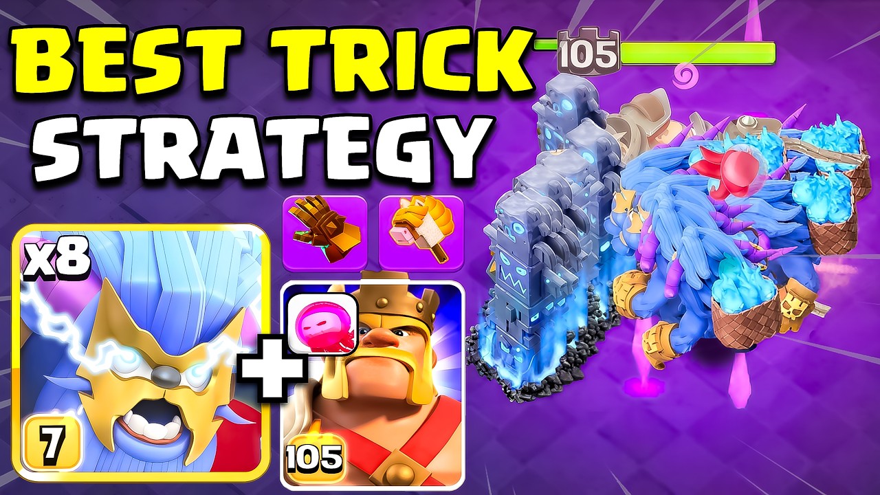 BEST SUPER YETI Attack Strategy for Legend 🏆 Rank Battle - TH18 Attack Strategy (Clash of Clans)