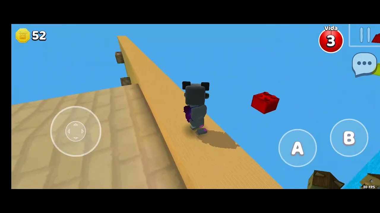 Intentando pasar el parkour de SBA