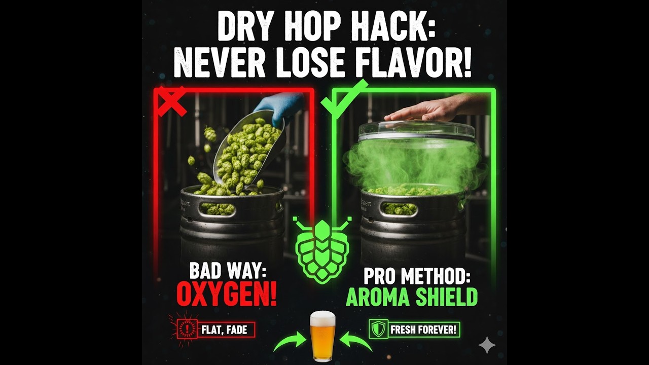 The Great Way to Dry Hop: Lock in Aroma.