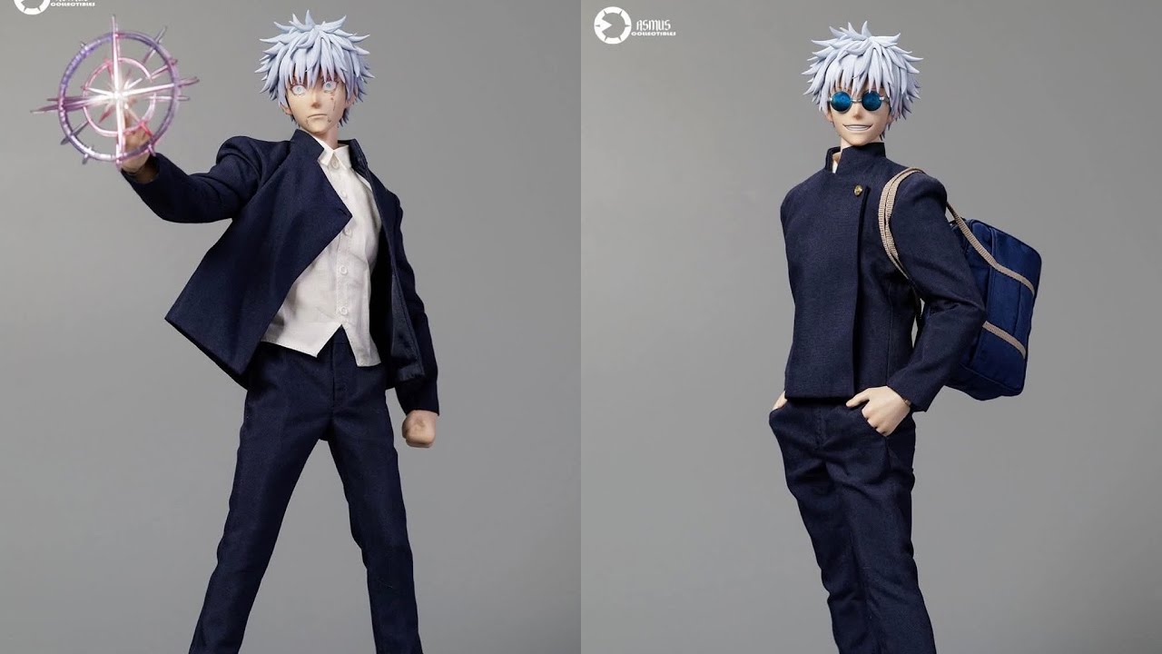 New Jujutsu Kaisen Gojo 1/6 scale action figure in hand images by  Asmus Toys