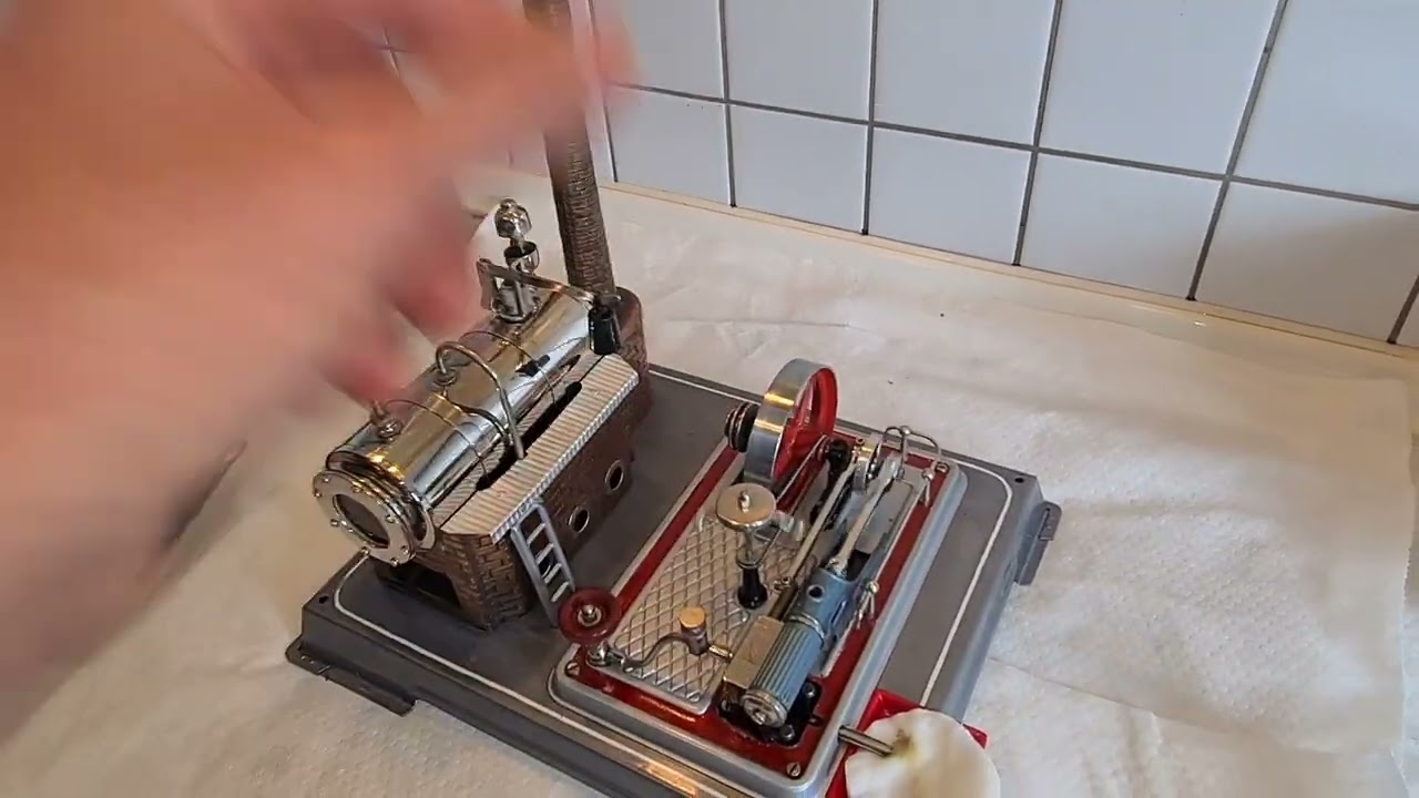 Dampfmaschine Wilesco Modell D16 Elektrisch aus denn 60 Jahren
