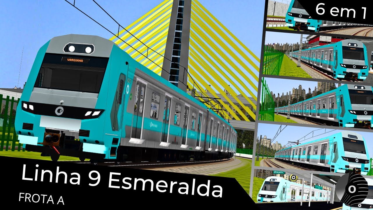 OpenBVE - LINHA 9 ESMERALDA com o TUE FROTA A/SÉRIE 8900 da VIAMOBILIDADE! Osasco X Varginha