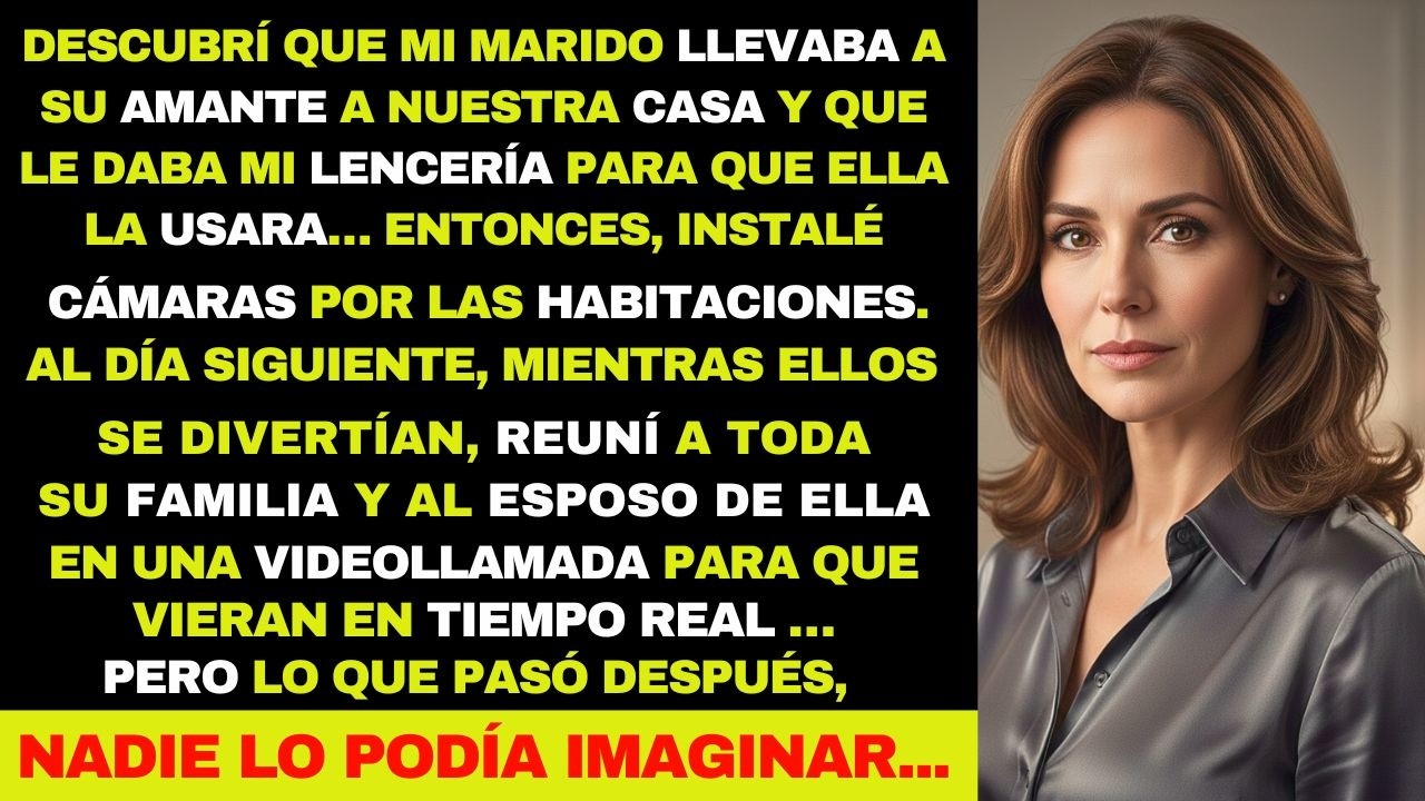 Mi MARIDO daba mi LENCERÍA a su amante:los expuse en videollamada ante el marido de ella.Pero lo que