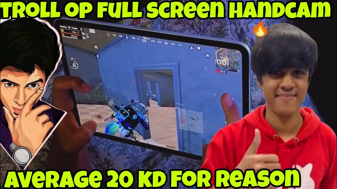 Troll op full screen handcam . Average 20 kd for reason. 😮 #madanop #bgmi #madan #pubg #gaming 
