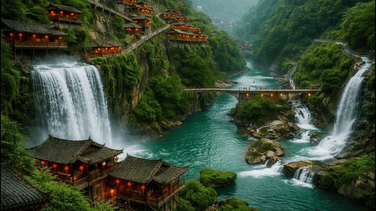 Así Se Vive En El Pueblo Ancestral Más Hermoso De China, Un Valle Escondido Entre Montañas
