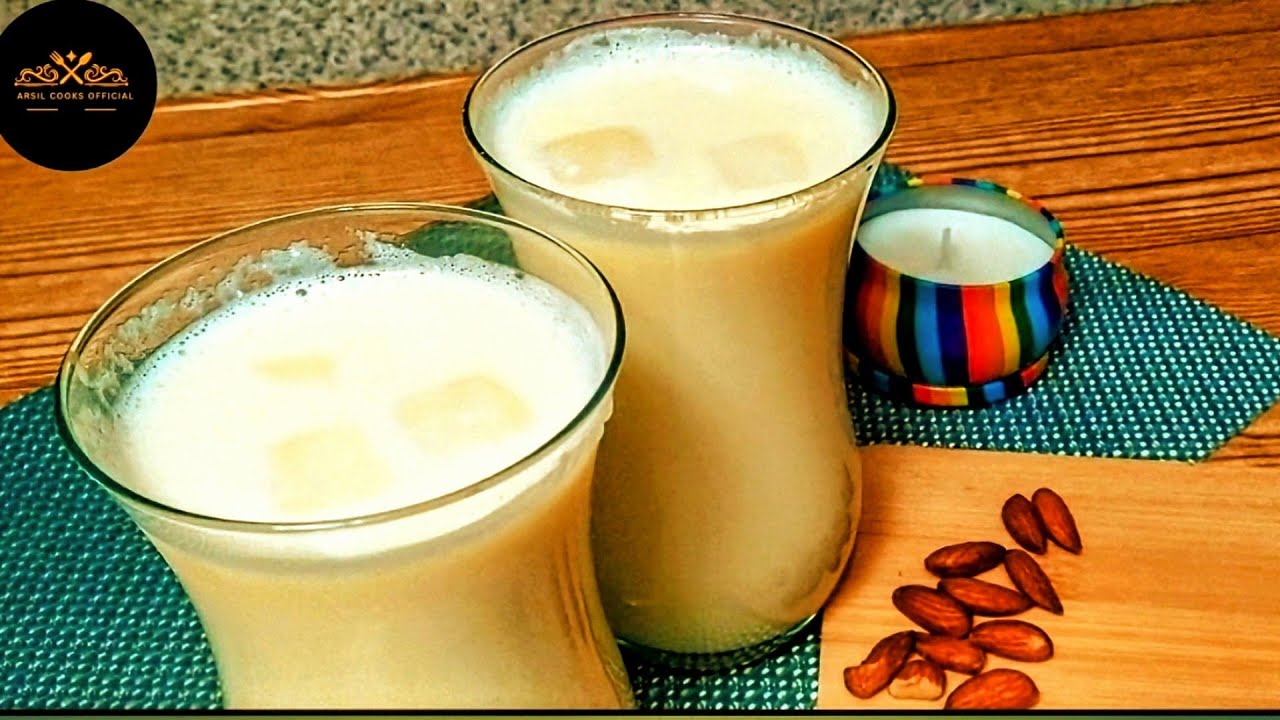 Doodh Badam Sharbat|Almond & Milk Drink