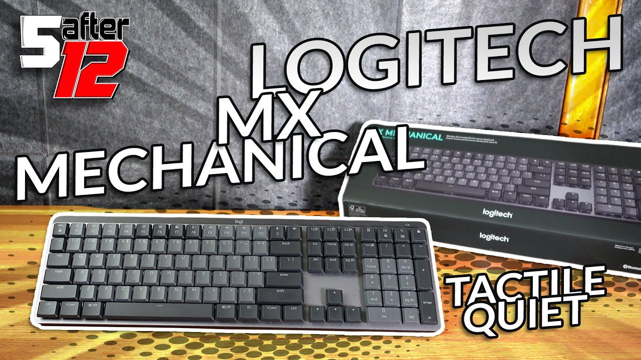 Механическая клавиатура Logitech MX — тактильно тихая