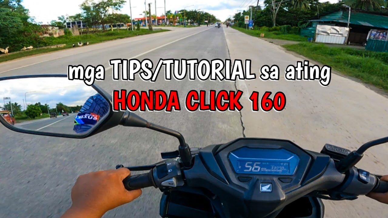 TIPS/TUTORIAL sa ating HONDA CLICK 160 | Legendary TV