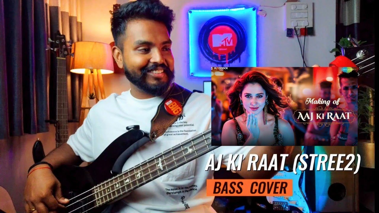 Aaj Ki Raat(New)Bass Cover|| STREE2 || Tammanna bhatia