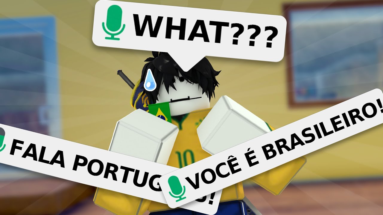 Fingi ser Gringo no Chat de Voz do Roblox, a experiência