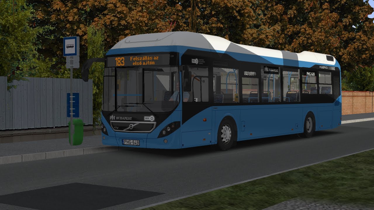 OMSI 2 - Dél-Pest 5.11 - 183 - PÓTLÁS - Teljes kör / Volvo 7905H BKV mod / PHG-649
