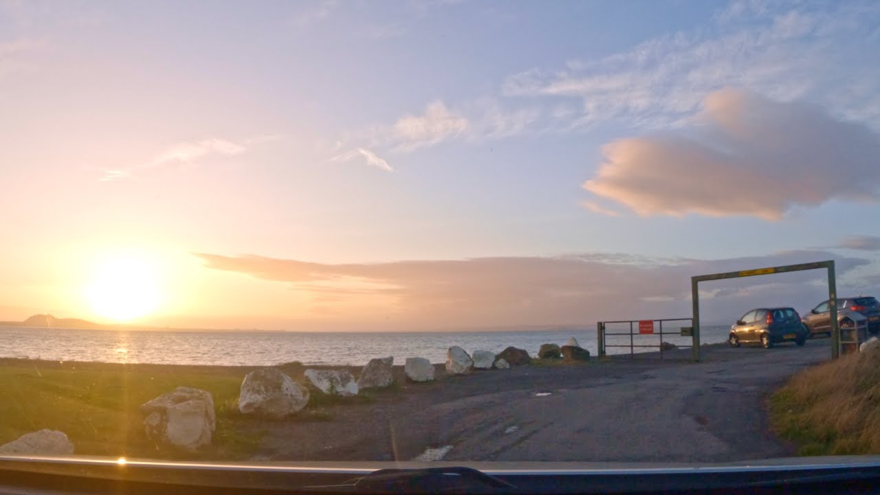 Relaxing Coastal Drive: Edinburgh to North Berwick | Scenic Beauty with Meditation Music