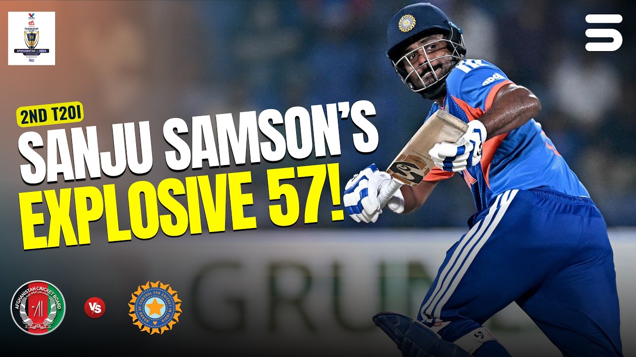 Sanju Samson Hits Fastest T20I Fifty! India Starlights Afg | AFG vs IND | T20I Series 2026 | M9N1J