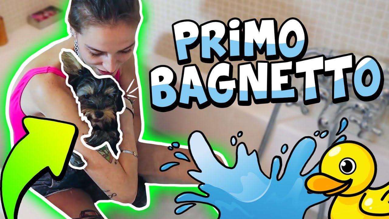 PRIMO BAGNETTO A GOGGO! ENTRO IN VASCA CON LUI!
