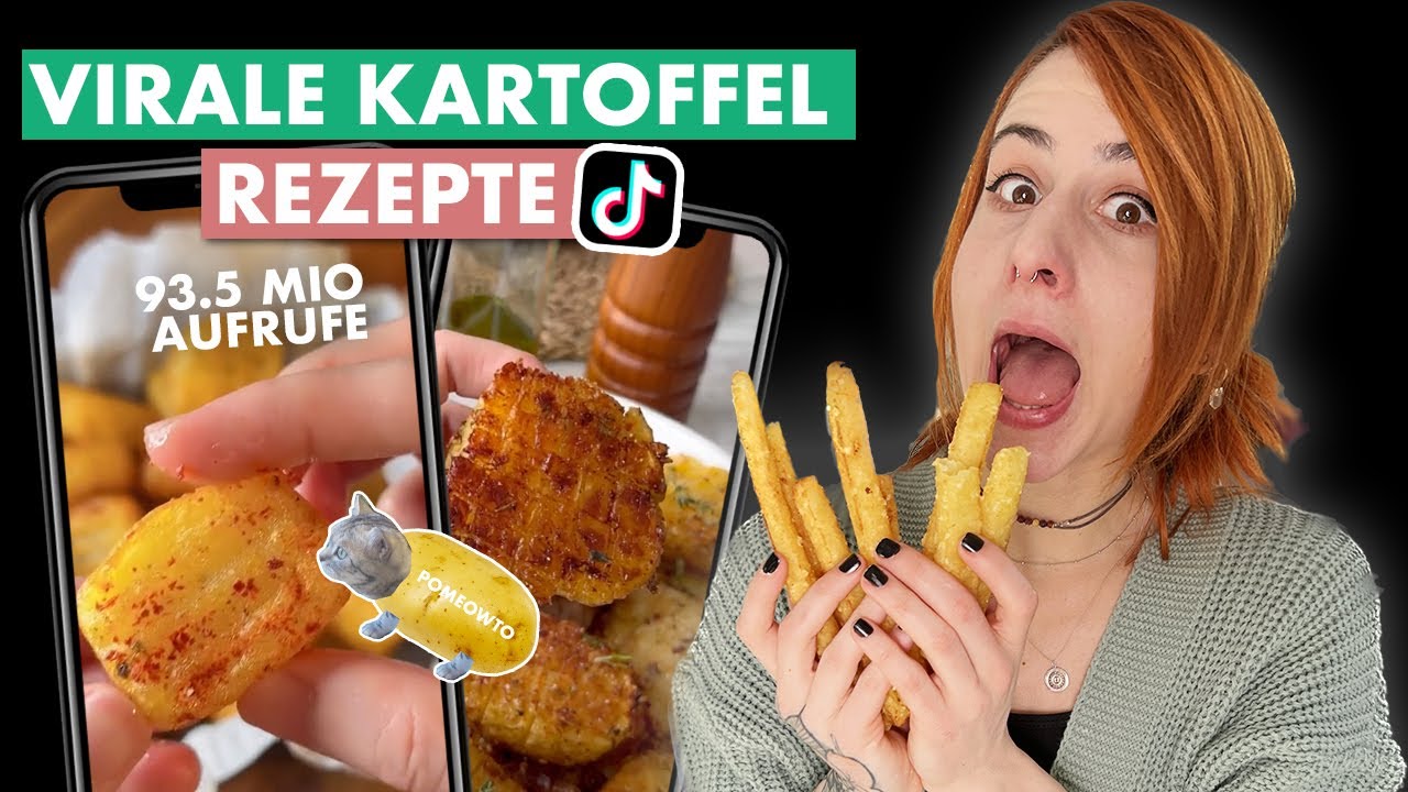 Ich teste VIRALE Kartoffel 🥔 Rezepte von TikTok (FETTIG!)