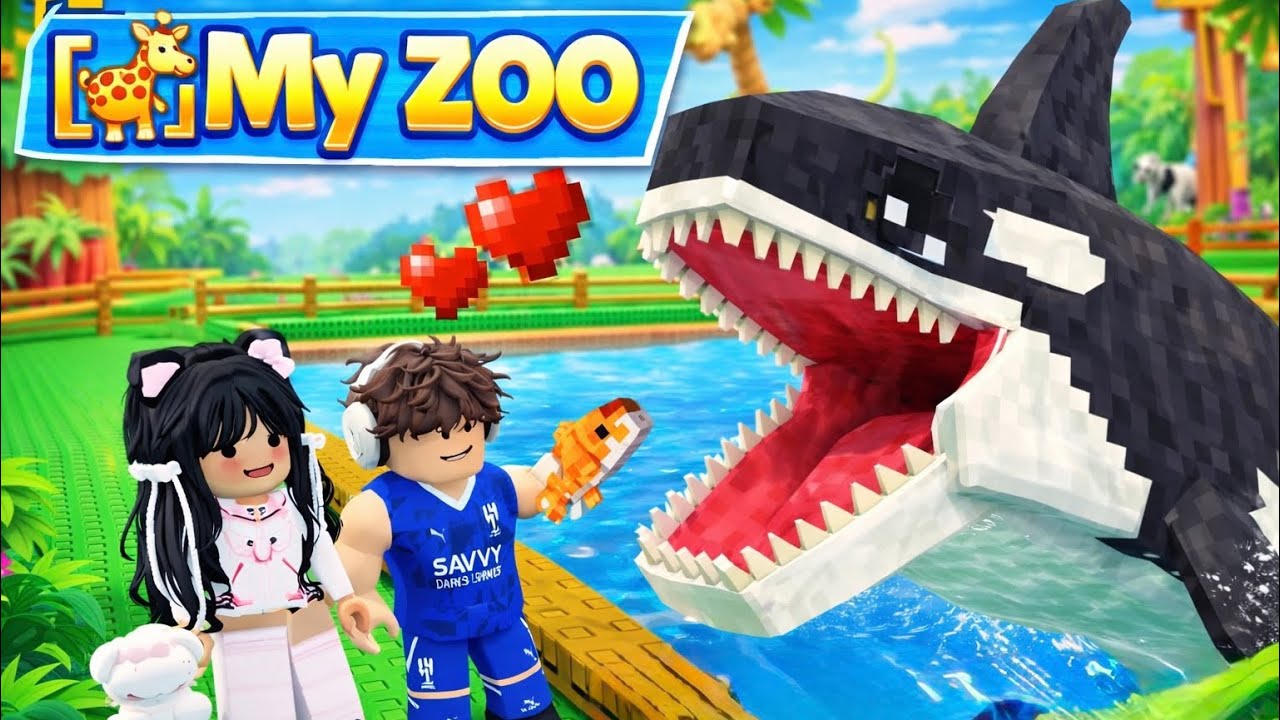 🐋 إطعام الحوت في حديقة الحيوان 😱 | My ZOO في Roblox