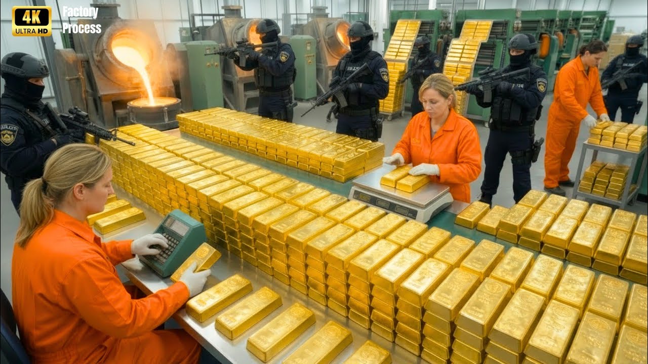 Inside the Gold Recycling Factory How Scrap Gold Becomes 24K Gold (Full Process)