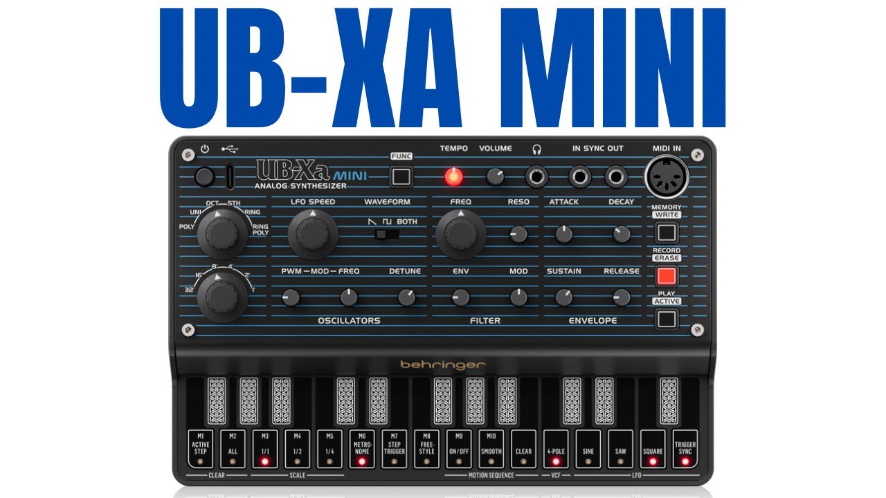 Behringer UB-Xa Mini: Big 80s Poly Sound, Small Price