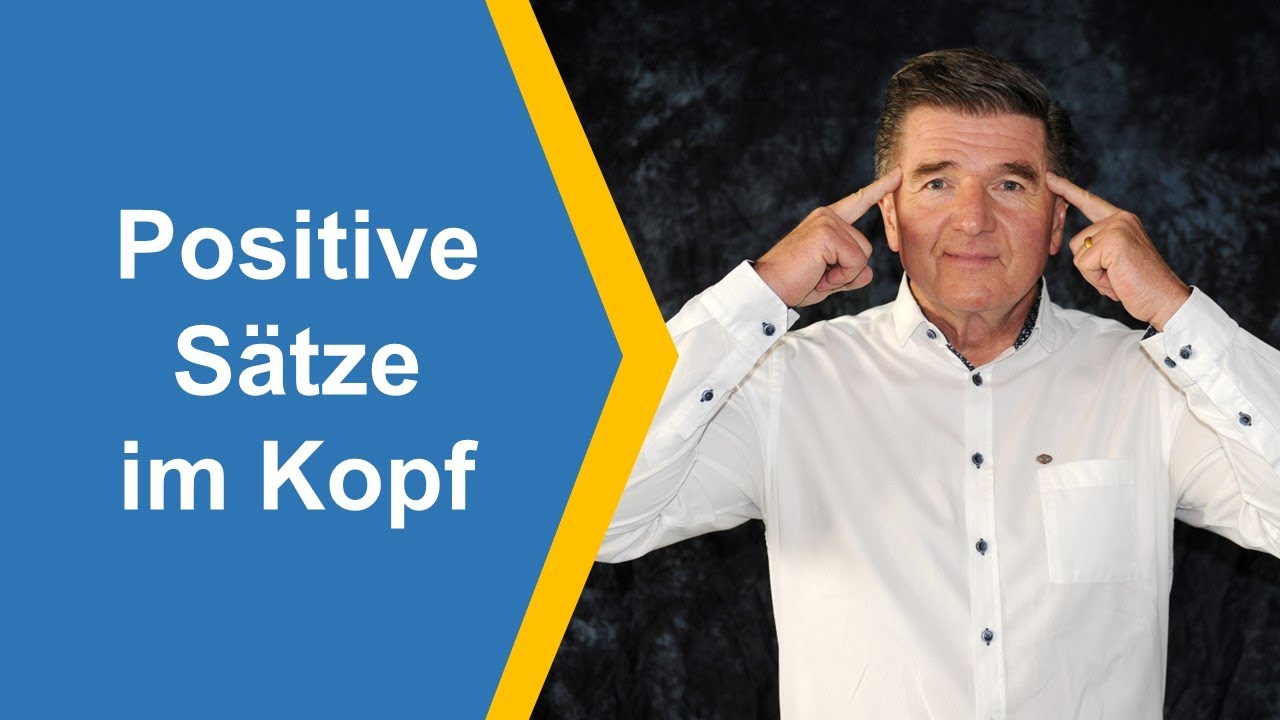 Positive Sätze im Kopf